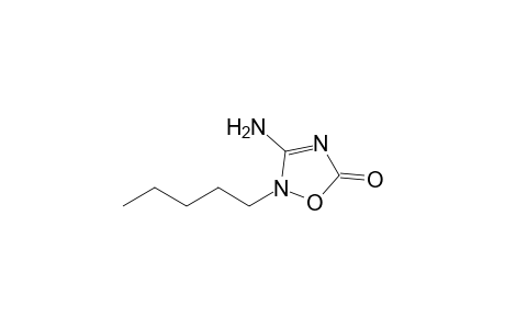 3-Amino-2-pentyl-1,2,4-oxadiazol-5-one