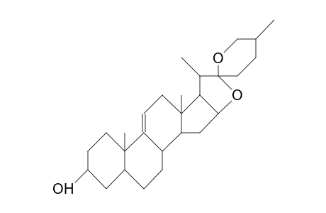 (25R)-5a-Spirost-9(11)-en-3b-ol