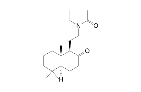 12-[acetyl(ethyl)amino]-13,14,15,16,17-pentanorlabdan-8-one