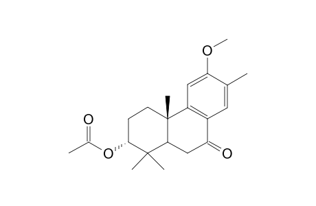 10-Methoxy-3-acetoxy-5-oxo-4,4,8,10b-tetramethyl-(octahydro)-phenanthrene