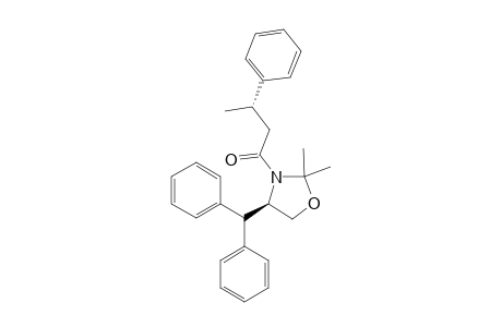 U-2,2-DIMETHYL-3-[3-PHENYLBUTANOYL]-4-(DIPHENYLMETHYL)-OXAZOLIDINE