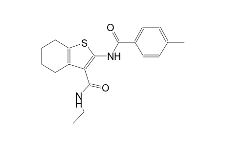 benzo[b]thiophene-3-carboxamide, N-ethyl-4,5,6,7-tetrahydro-2-[(4-methylbenzoyl)amino]-