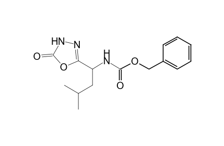L-[3-methyl-1-(5-oxo-delta^2-1,3,4-oxadiazolin-2-yl)butyl]carbamic acid, benzyl ester
