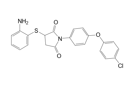 2-[(o-aminophenyl)thio]-N-[p-(p-chlorophenoxy)phenyl]succinimide