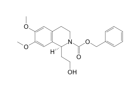 1-(S)-N-Carbobenzyloxy-2-(6,7-dimethoxy-3,4-dihydro-isoquinoline-1-yl)ethanol