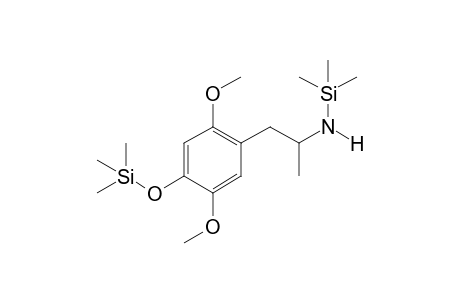 2,5-Dimethoxy-4-hydroxyamphetamine 2TMS (O,N)