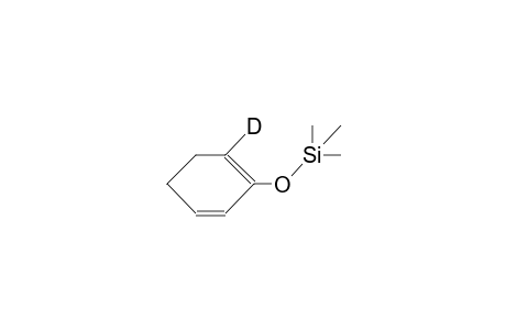 2-Trimethylsiloxy-1-deuterio-1,3-cyclohexadiene