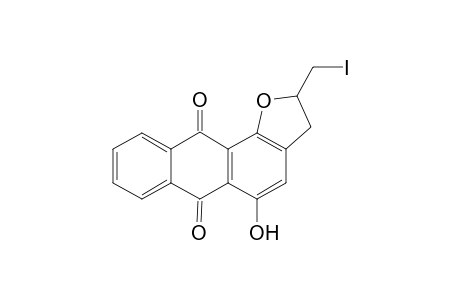 5-hydroxy-2-iodomethyl-2,3-dihydroanthra[1,2-a]furan-6,11-dione