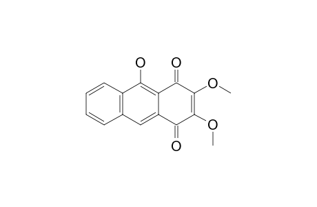 2,3-DIMETHOXY-9-HYDROXY-1,4-ANTHRAQUINONE