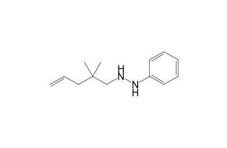 1-(2,2-Dimethyl-4-pentenyl)-2-phenyl hydrazine