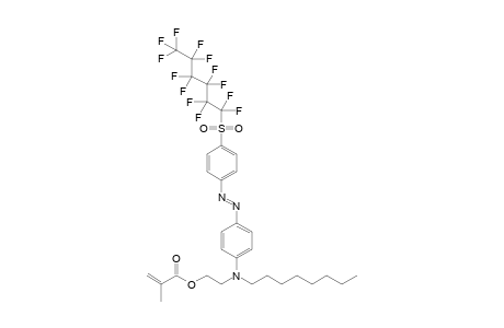 4-[4-(Perfluorohexylsulfonyl)phenylazo]-N-octyl-N-[2-(methacryloyloxy)ethyl]aniline