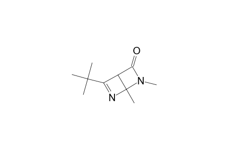 3-tert-Butyl-1,6-dimethyl-5-oxo-2,6-diazabicyclo[2.2.0]-hex-2-ene