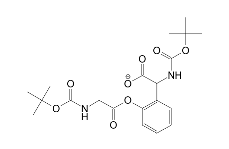 2-{2-[(tert-Butyloxy)carbonylamino]acetyloxy}phenyl-2-[(tert-butoxy)carbonylamino]acetate