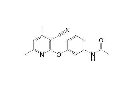 Acetamide, N-[3-(3-cyano-4,6-dimethylpyridin-2-yloxy)phenyl]-