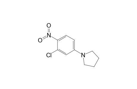 2-Chloro-4-(1-pyrrolidinyl)nitrobenzene
