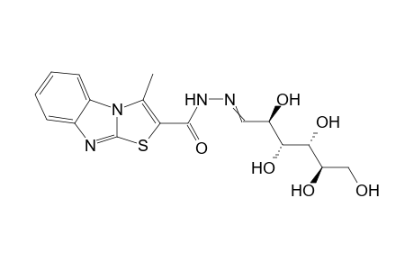 N'-D-Aldehydomannosyl-(3-methylthiazolo[3,2-a]benzimidazol-2-yl)carbohydrazide