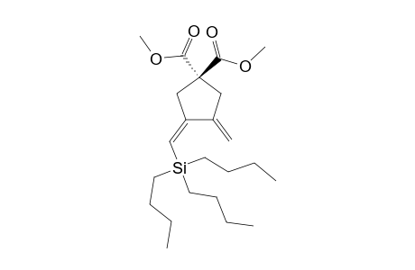 (Z)-1,1-DICARBOMETHOXY-3-METHYLENE-4-TRIBUTYLSILYLMETHYLENE-CYCLOPENTANE