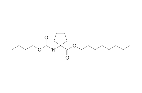 1-Aminocyclopentanecarboxylic acid, N-butoxycarbonyl-, octyl ester