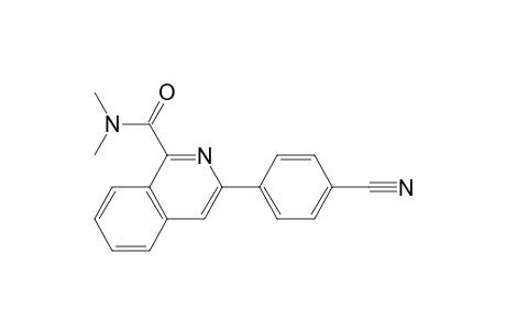 3-(4-Cyanophenyl)-N,N-dimethylisoquinoline-1-carboxamide