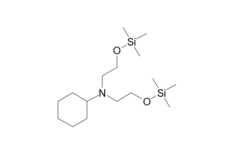 2,2'-(Cyclohexylazanediyl)diethanol, 2tms