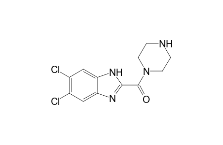 5,6-Dichloro-2-(piperazin-1-ylcarbonyl)-1H-benzimidazole