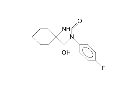 3-(4-Fluoro-phenyl)-4-hydroxy-1,3-diaza-spiro(4.5)decan-2-one