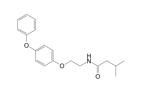 Butanamide, 3-methyl-N-[2-(4-phenoxyphenoxy)ethyl]-