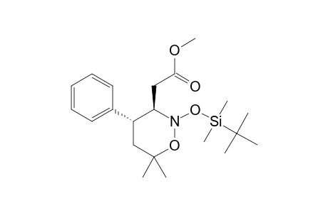METHYL-[REL-(3R,4R)-2-[(TERT.-BUTYLDIMETHYLSILYL)-OXY]-6,6-DIMETHYL-4-PHENYL-1,2-OXAZINAN-3-YL]-ACETATE