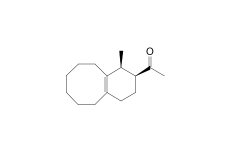 (r-9,c-10)-1-{9-Methylbicyclo[6.4.0]dodec-1(8)-en-10-yl}ethan-1-one