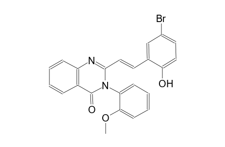 4(3H)-quinazolinone, 2-[(E)-2-(5-bromo-2-hydroxyphenyl)ethenyl]-3-(2-methoxyphenyl)-