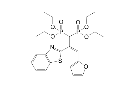 2-{2'-[bis(Ethoxyphosphonato)methyl]-1'-(2''-furyl)ethylidene]-(1,3)-benzothiazole