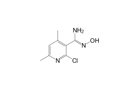 3-Pyridinecarboximidamide, 2-chloro-N'-hydroxy-4,6-dimethyl-