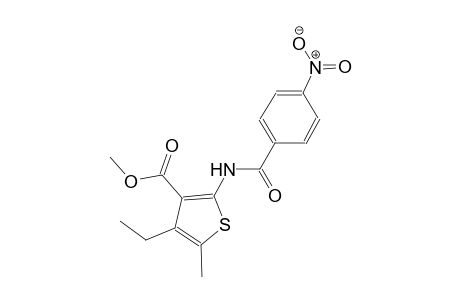 methyl 4-ethyl-5-methyl-2-[(4-nitrobenzoyl)amino]-3-thiophenecarboxylate