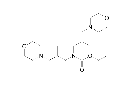 ethyl N,N-bis(2-methyl-3-morpholin-4-yl-propyl)carbamate
