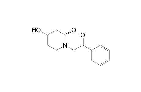 4-Hydroxy-1-(2'-oxo-2'-phenylethyl)piperidin-2-one