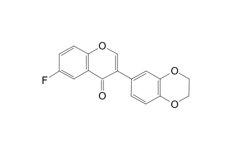 3-(2,3-Dihydro-1,4-benzodioxin-6-yl)-6-fluoro-4H-chromen-4-one