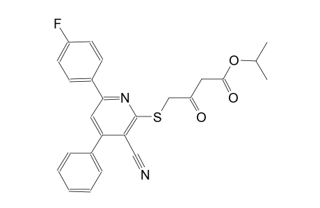 isopropyl 4-{[3-cyano-6-(4-fluorophenyl)-4-phenyl-2-pyridinyl]sulfanyl}-3-oxobutanoate