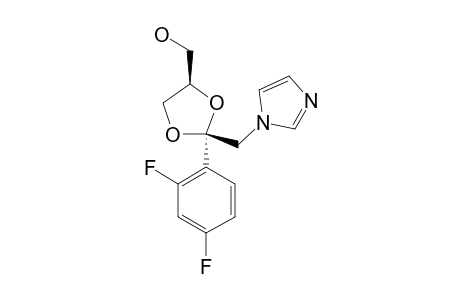 CIS-2-(2,4-DIFLUOROPHENYL)-2-[1H-IMIDAZOL-1-YL]-METHYL-1,3-DIOXOLANE-4-METHANOL