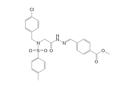methyl 4-{(E)-[({(4-chlorobenzyl)[(4-methylphenyl)sulfonyl]amino}acetyl)hydrazono]methyl}benzoate