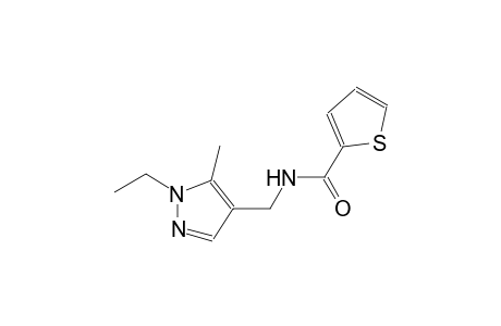 N-[(1-ethyl-5-methyl-1H-pyrazol-4-yl)methyl]-2-thiophenecarboxamide