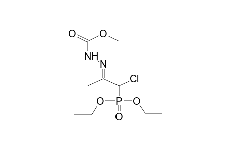 (E)-O,O-DIETHYL(1-CHLORO-2-METHOXYCARBONYLHYDRAZONOPROPYL)PHOSPHONATE