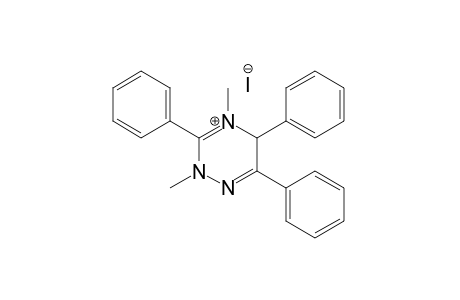 2,4-Dimethyl-3,5,6-triphenyl-2,5-dihydro-1,2,4-triazinium iodide