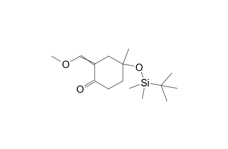 4-((tert-butyldimethylsilyl)oxy)-2-(methoxymethylene)-4-methylcyclohexanone