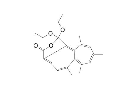 (PM)-3,3-Diethoxy-9,11,13,15-tetramethyl-4-oxatricyclo[8.5.0.0(2,6)]pentadeca-1,6,8,10,12,14-hexaen-5-one