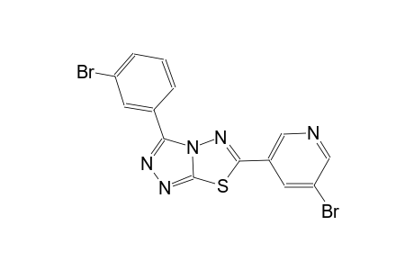[1,2,4]triazolo[3,4-b][1,3,4]thiadiazole, 3-(3-bromophenyl)-6-(5-bromo-3-pyridinyl)-