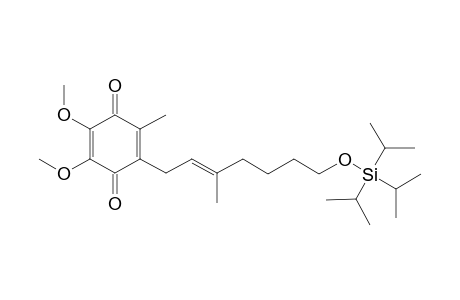 2,3-Dimethoxy-5-methyl-6-(3-methyl-7-triisopropylsilanyloxyhept-2-enyl)-[1,4]benzoquinone