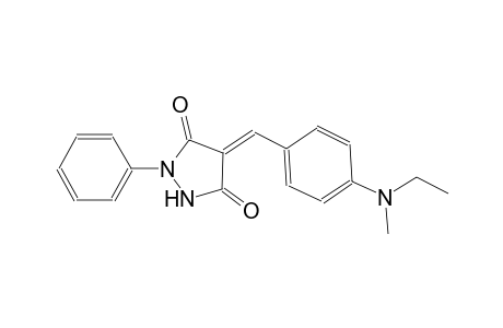 (4E)-4-{4-[ethyl(methyl)amino]benzylidene}-1-phenyl-3,5-pyrazolidinedione