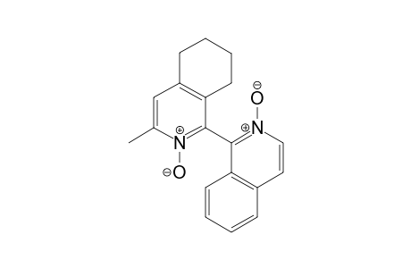 (+/-)-1-(5,6,7,8-Tetrahydro-3-methylisoquinolin-1-yl)isoquinoline N,N-dioxide