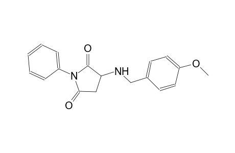 3-[(4-methoxybenzyl)amino]-1-phenyl-2,5-pyrrolidinedione