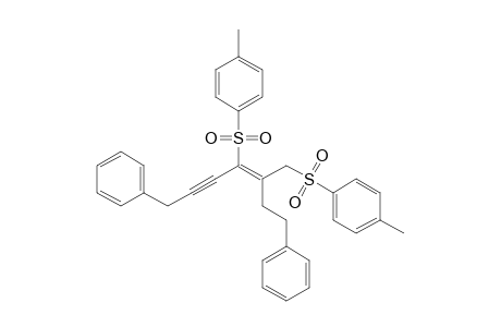 1,7-Diphenyl-4-tosyl-5-(tosylmethyl)-4-hepten-2-yne